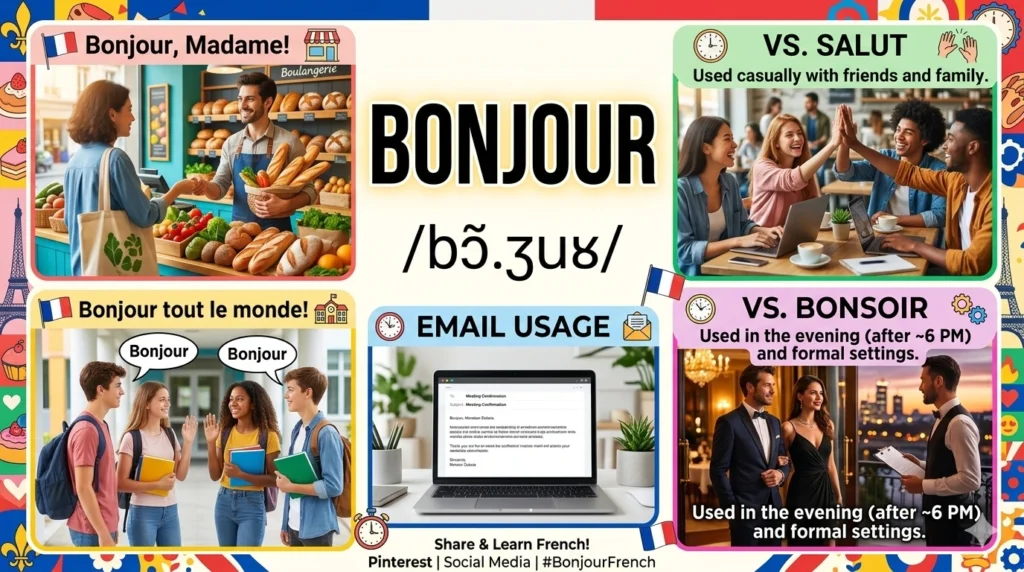 What Does Bonjour Mean in French