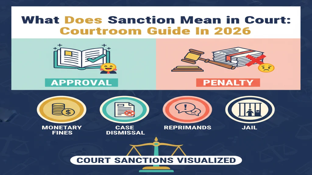 What Does Sanction Mean in Court