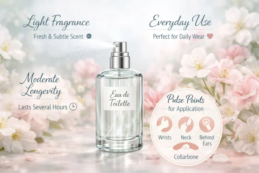Eau de Toilette Mean in English
