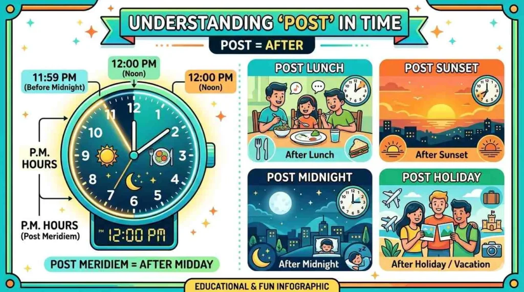 What Does “Post” Mean in Time
