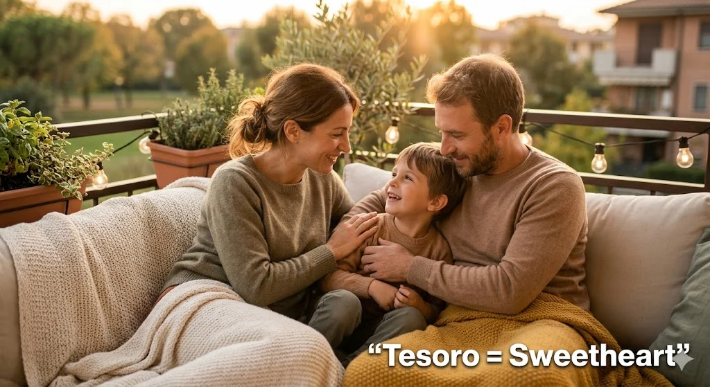Tesoro as a Term of Affection