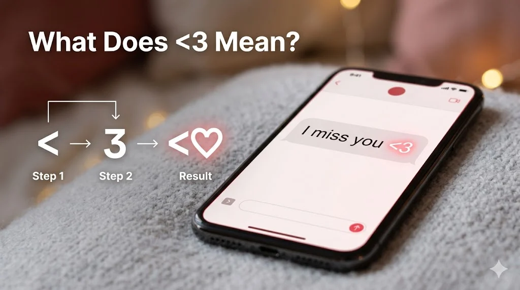 What Does <3 Mean in Texting and Online Chats?