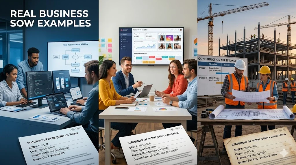 Examples of SOW in Business