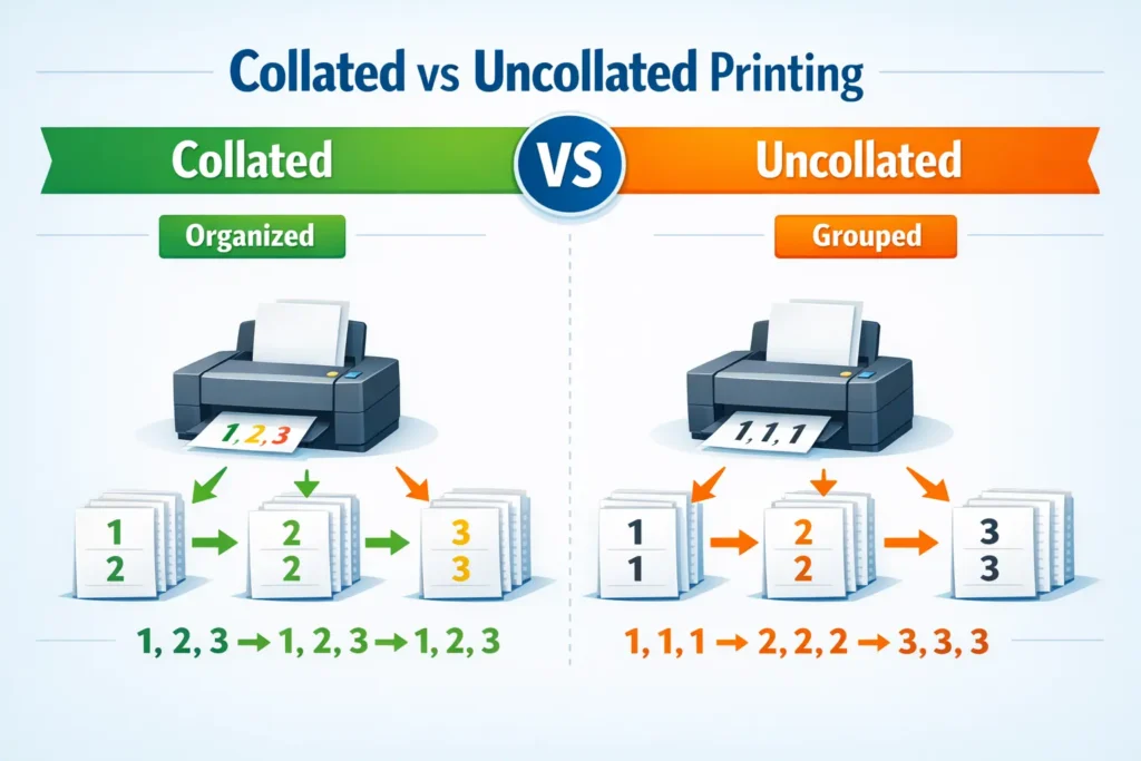 Collate Means When Printing