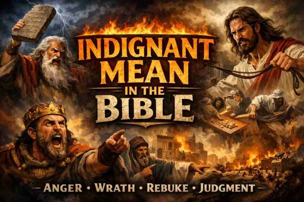 Indignant Mean in the Bible