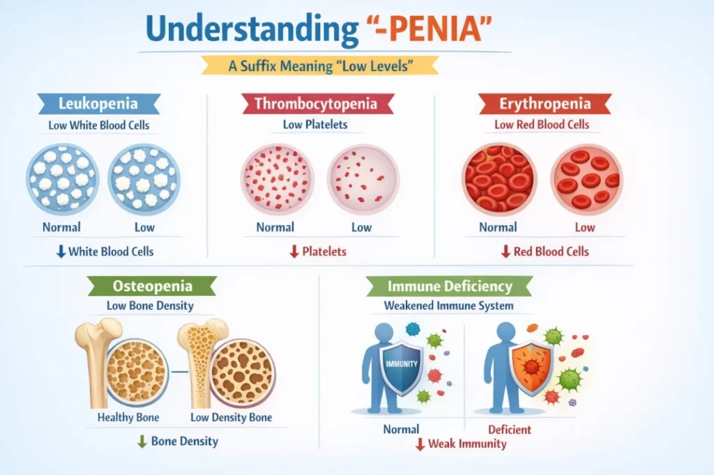 Penia Mean in Medical Terms