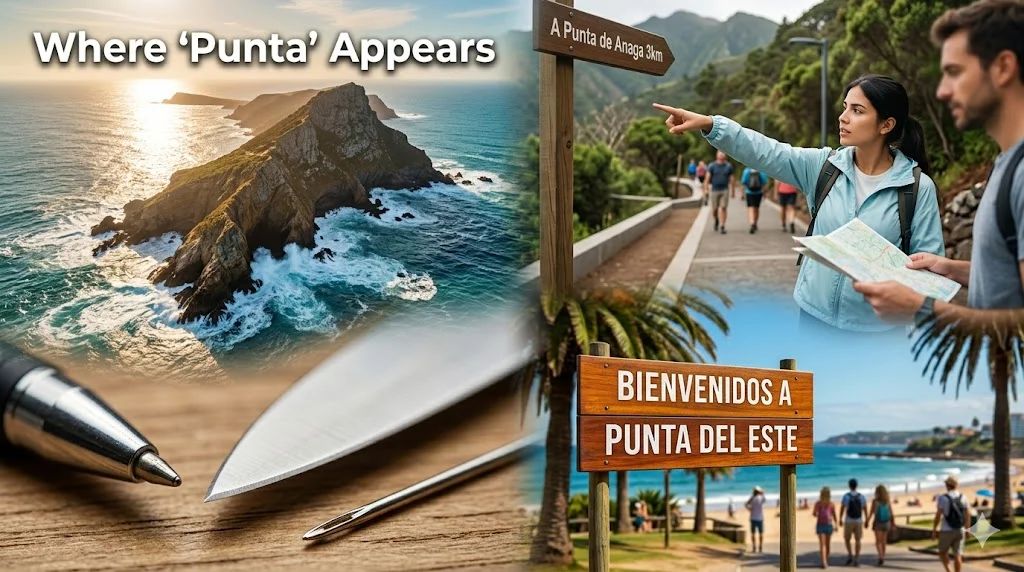 Common Situations Where “Punta” Appears