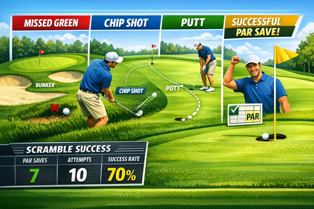 Scrambling Mean in Golf