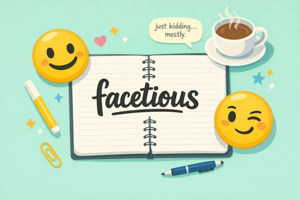 Facetious Meaning In Text