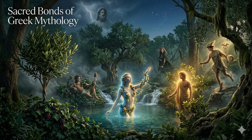 The Connection Between Nymphs and Major Greek Gods