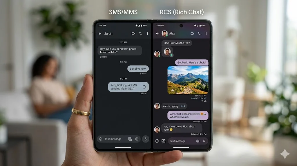 RCS Message Means