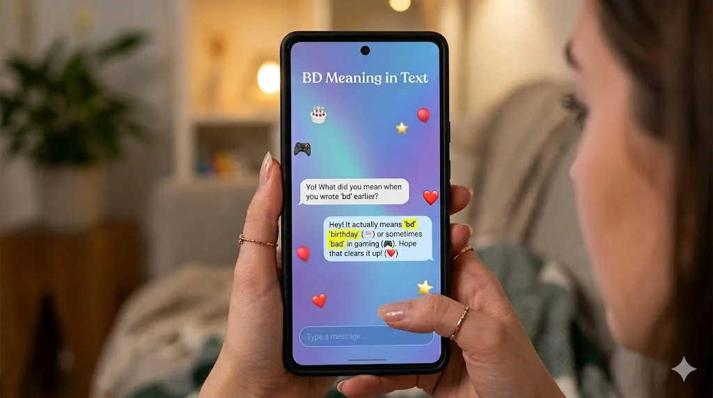 BD Meaning in Text