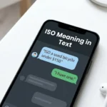 ISO Meaning in Text