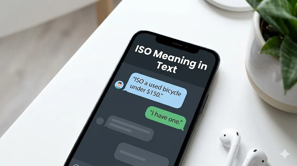 ISO Meaning in Text