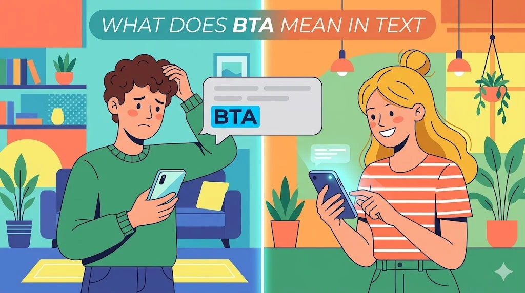 What Does BTA Mean in Text
