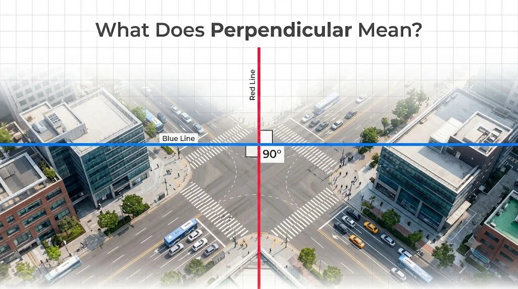 What Does Perpendicular Mean