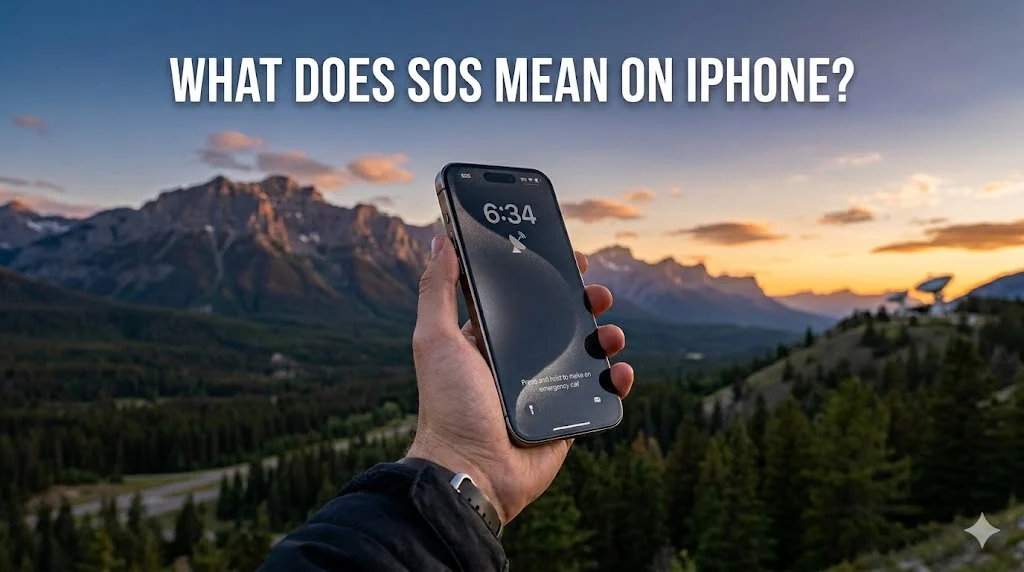 What does SOS mean on iPhone